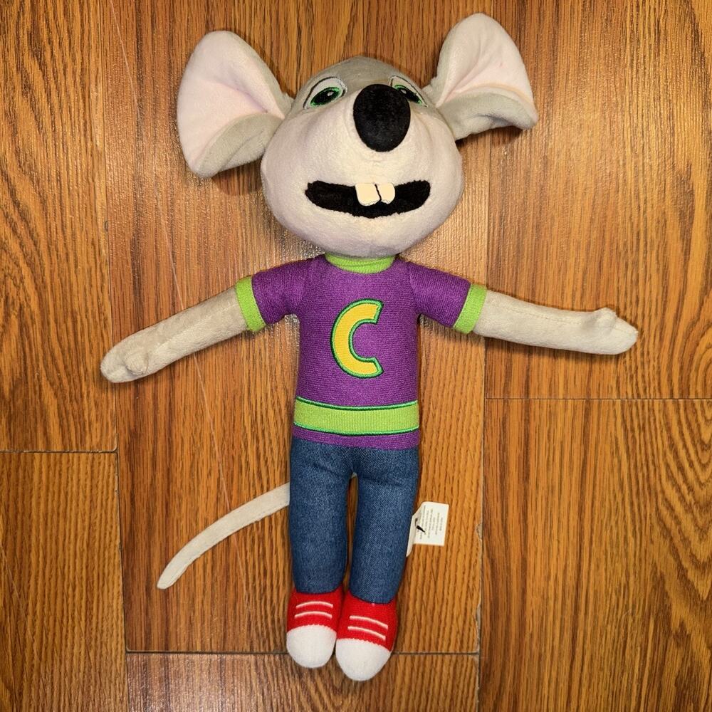 Chuck E. Cheese Plush Toy 14" Stuffed Animal Mouse Doll 2023